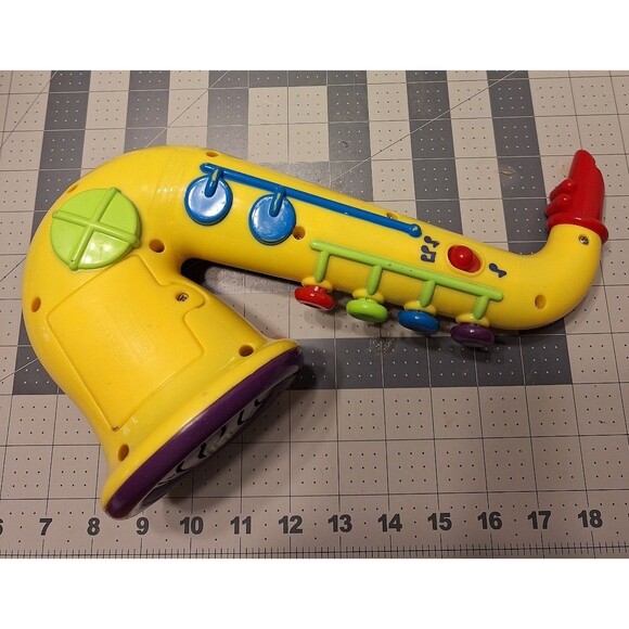 Vintage Mattel Sesame Street Cookie Monster Musical Saxophone toy Works - Picture 2 of 6